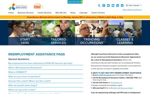 Reemployment Assistance FAQs - Unemployment ...