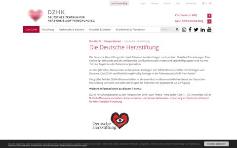 Deutsche Herzstiftung: DZHK