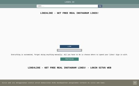 Like4Like - Tinjauan umum tentang Login, Prosedur, dan Sesi