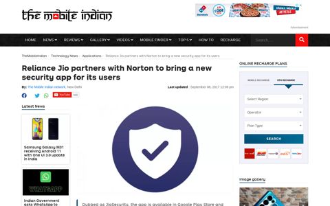 Reliance Jio partners with Norton to bring a new security app ...