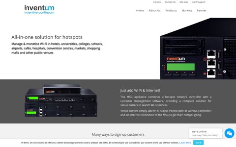 Wifi hotspot login, bandwidth control & billing | Inventum
