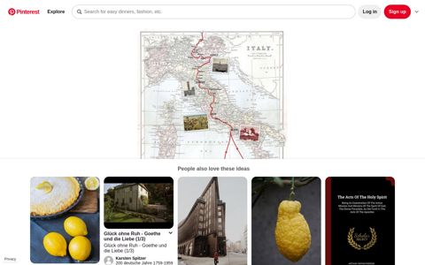 Das Goethezeitportal: Goethes Reiseroute | Reisen, Italienreise, Italien