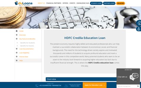 HDFC Credila Education Loan - Eduloans