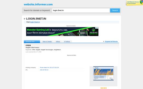 login.5net.in at Website Informer. iCREM. Visit Login 5 Net.