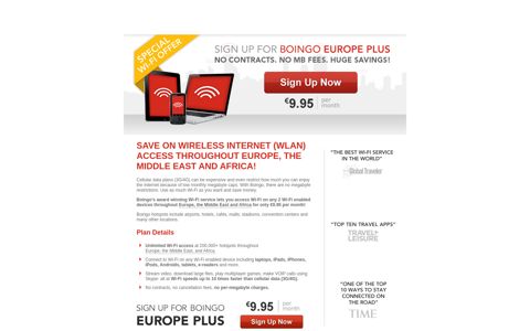 Unlimited Wi-Fi Throughout Europe from Boingo