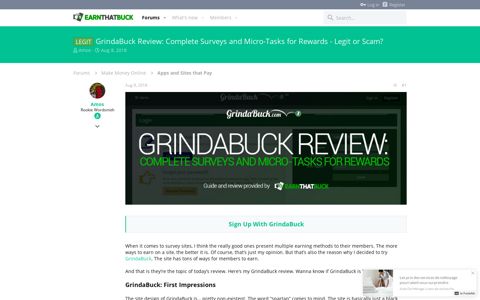 GrindaBuck Review: Complete Surveys and Micro-Tasks for ...