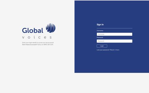 Global Voices - Web Portal