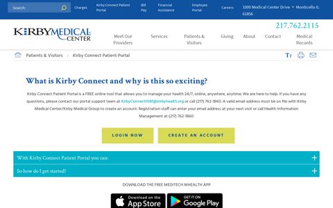 Kirby Connect Patient Portal - Kirby Medical Center