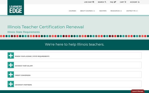 Illinois Teacher License Renewal Requirements | Learners ...
