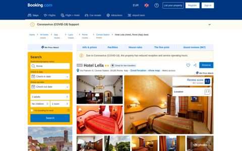 Hotel Lella, Rome – Updated 2020 Prices - Booking.com