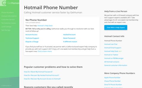 Hotmail Phone Number | Call Now & Shortcut to Rep