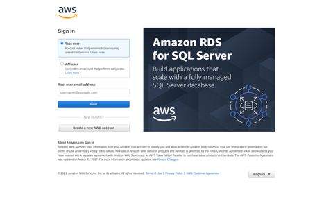 IAM - AWS Console - Amazon.com