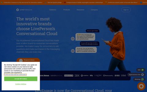 LivePerson: The World's First AI-powered Conversational Cloud