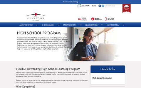 Online High School & Homeschooling | The Keystone School