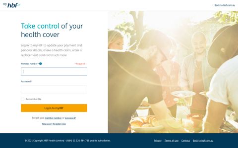 myHBF Login | Take Control Of Your Health Cover