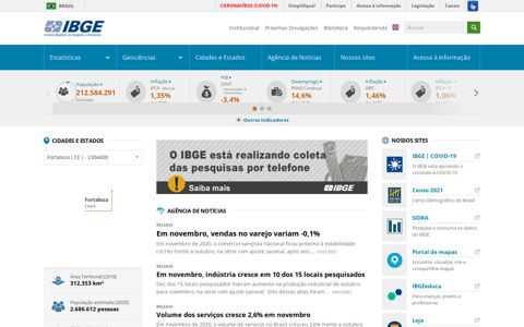 IBGE | Portal do IBGE | IBGE