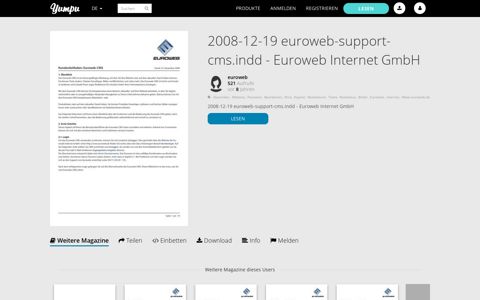 2008-12-19 euroweb-support-cms.indd - Euroweb Internet ...