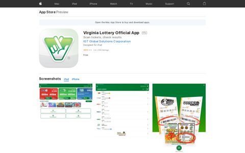 ‎Virginia Lottery Official App on the App Store