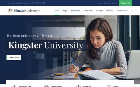 Kingster – School, College & University WordPress Theme