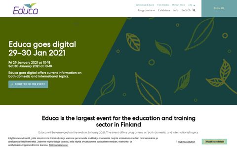 Educa 29–30 January 2021 | Largest event for the education ...