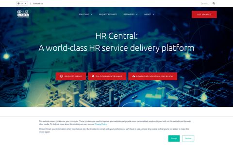 HR Central: A world-class HR service delivery platform