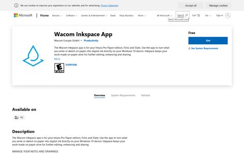 Get Wacom Inkspace App - Microsoft Store