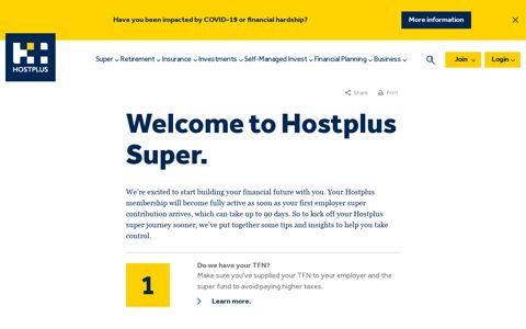 Welcome to Hostplus Super.