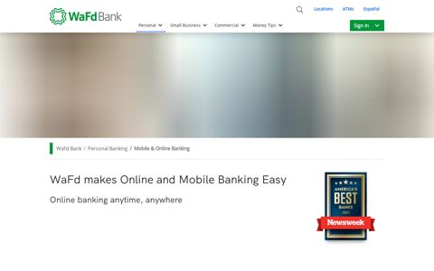 Mobile & Online Banking - Washington Federal