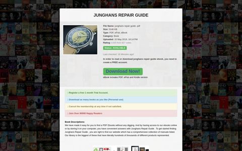 Junghans Repair Guide