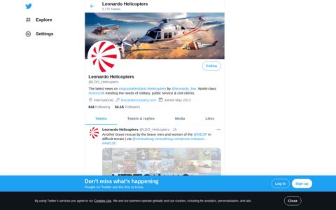 Leonardo Helicopters (@LDO_Helicopters) | Twitter