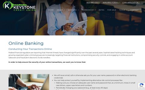 Online banking in Tyler, Texas | Keystone Credit Union