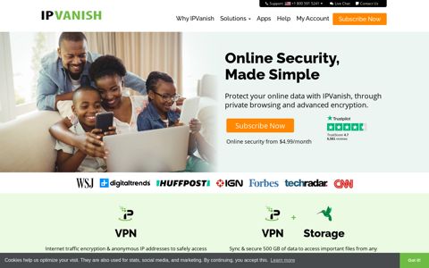 IPVanish VPN: Online Privacy Made Easy - Fastest, Most ...