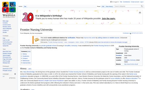 Frontier Nursing University - Wikipedia