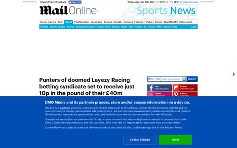 Punters of doomed Layezy Racing syndicate set to receive ...