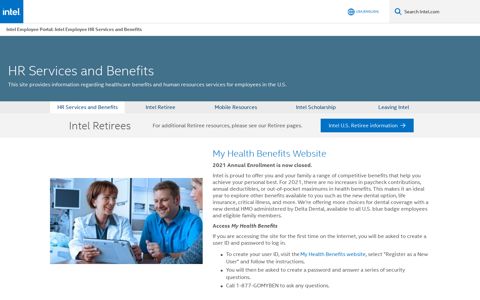 Intel Employee HR Services and Benefits