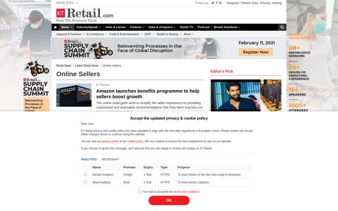 online Sellers - ET Retail