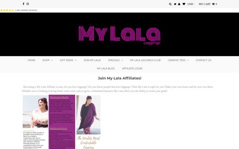 Join My Lala Affiliates! | My Lala Leggings