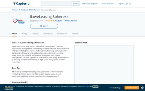 ILoveLeasing Spherexx Reviews and Pricing - 2020 - Capterra