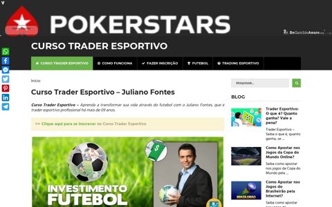 Curso Trader Esportivo - Juliano Fontes - Trading Esportivo