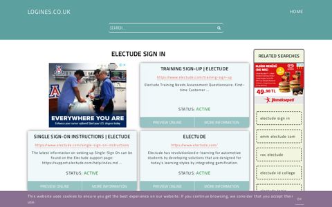 electude sign in - General Information about Login