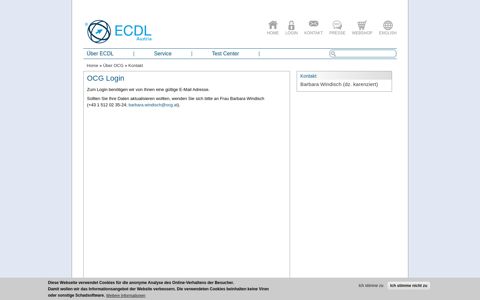 OCG Login | ECDL Website