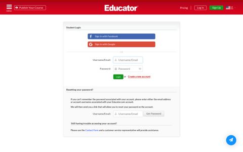 Please login - Educator.com