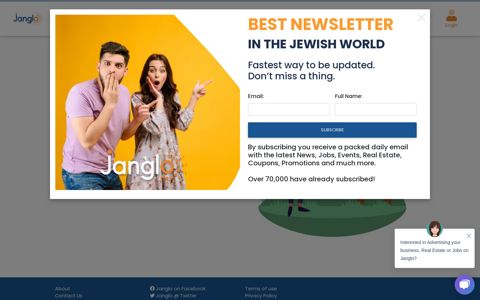 Israel's #1 Local English Resource and Classifieds - Janglo