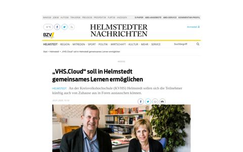 „VHS.Cloud“ soll in Helmstedt gemeinsames Lernen ...