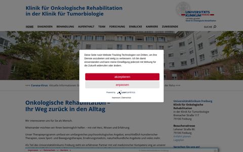 Universitätsklinikum Freiburg - Reha gGmbH | UKF Reha ...
