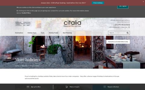 More Holidays | Travelopia | Citalia