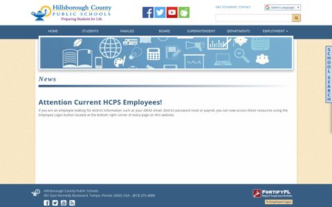 Attention Current HCPS Employees! - Hillsborough County ...