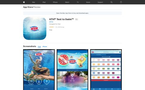 ‎HTH® Test to Swim™ on the App Store