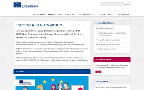 Erasmus+ JUGEND IN AKTION