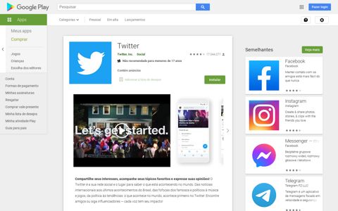 Twitter – Apps no Google Play